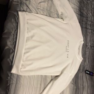 Like new white very light weight sweater